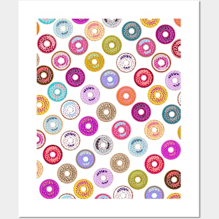 Doughnut Pattern Posters and Art